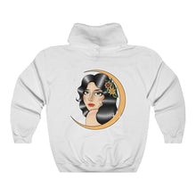 Load image into Gallery viewer, Moon Lady with Dagger Hoodie
